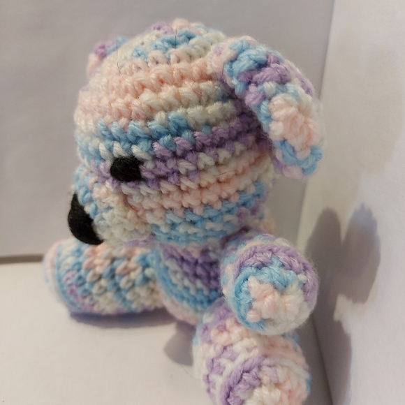 Handmade Tiny Pastel Teddy Bear - Picture 2 of 6